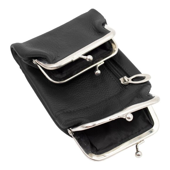 Christmas Gift for Women Genuine Leather Clutch Coin Purse, BUY 1 GET 1 FREE - Picture 6 of 9